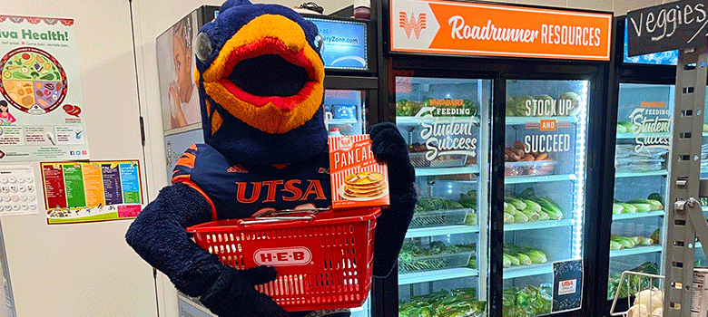 Rowdy using whataburger resource room